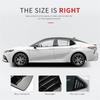 Rear Side Window Louvers for 2018-2024 Toyota Camry Air Vent Scoop Covers