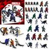 Exquisite Godzilla King Of The Monster Shin Mechagodzilla 10pcs Toy Figures Set For Collectors