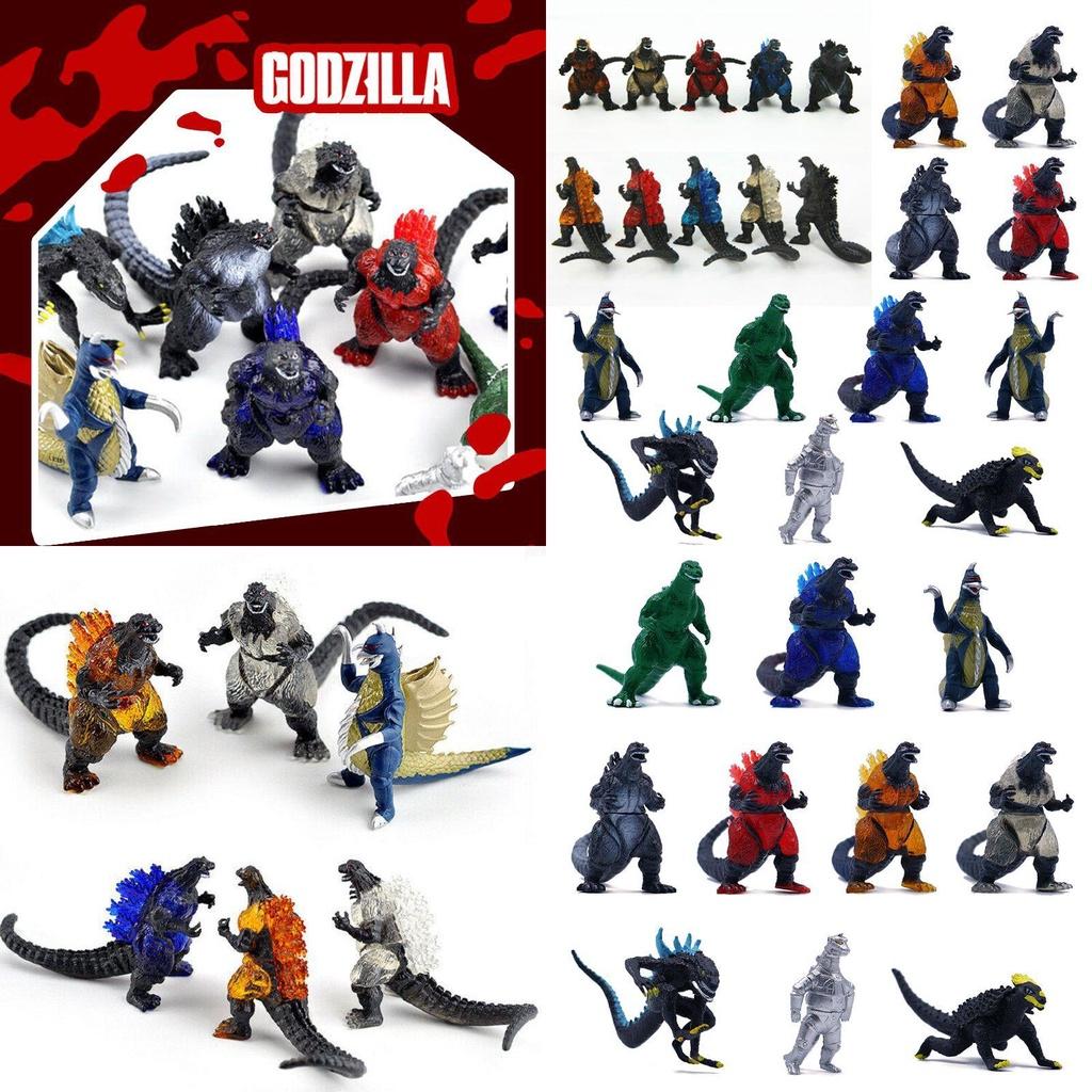 Exquisite Godzilla King Of The Monster Shin Mechagodzilla 10pcs Toy Figures Set For Collectors