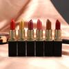 Gold Lipstick New Fashion Waterproof Matte Lipstick Long Lasting Sexy Lip Stick Mermaid Shimmer Lipstick Luxury Makeup Cosmetic