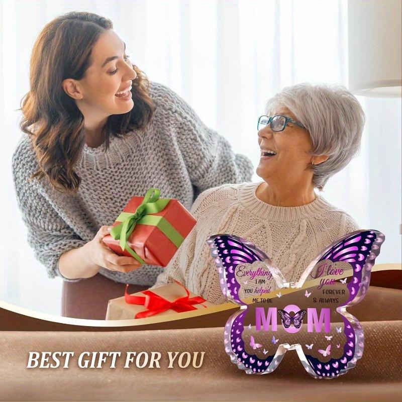 LUNEKKH Butterfly Keepsake - Unique Floral Gift for Mom from Daughter/Son