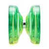 SpinGear Crystal model x Yellow Intermediate-level yo-yo, Bind-specific (Green Fade)
