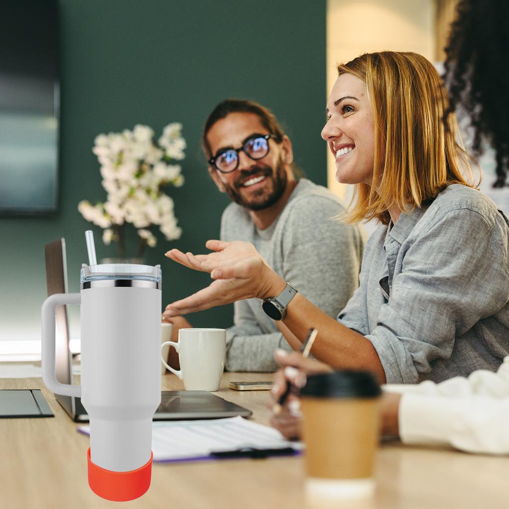 1/2 Stück 9cm Schützende Silikon-Stiefelhülle für 32-40 oz Wasserflaschenboden Anti-Rutsch-Hülle Universal-Tassenboden