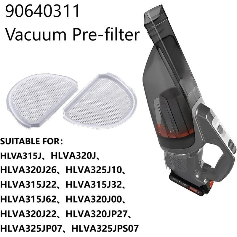 A02V-Handheld Vacuum Cleaner Filter Replacements 90640311 For Black & Decker HLVA315J Model 1 HLVA315J22 Model 1