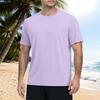 Men's Summer Quick Dry Short Sleeve T Shirt Lightweight Athletic Fitness Top for Outdoor Sports Hiking Running Gym