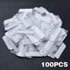 100x Earring Card Adapter Jewelry Display Clear Adhesive Lip for Necklace