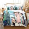 Anime Spy X Family Anya Bedding Set Suite Bedroom Bedding Cover Single and Double King Size Quilt Cover Home Textiles 2/3pcs