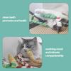 Cat Nip Snake Toys for Indoor Snaky Toy for Kitten Play Soft Plush Toy for Kitty Chewing Teeth Cleaning Interactive Toy for Pets