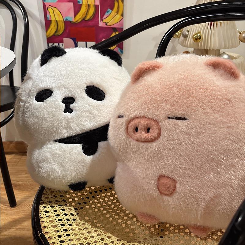 Capybara Pig Panda Soft Plush Toys Adorable Stuffed Plushies Animal Hugging Pillow Home Bedroom Sofa Cushion Birthday Gifts
