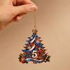 Christmas Tree Ornaments 250 Anniversary USA Ornament, 2D Acrylic 1776-2026 250th Decorations Hanging Decoration, Fourth of July Independence
