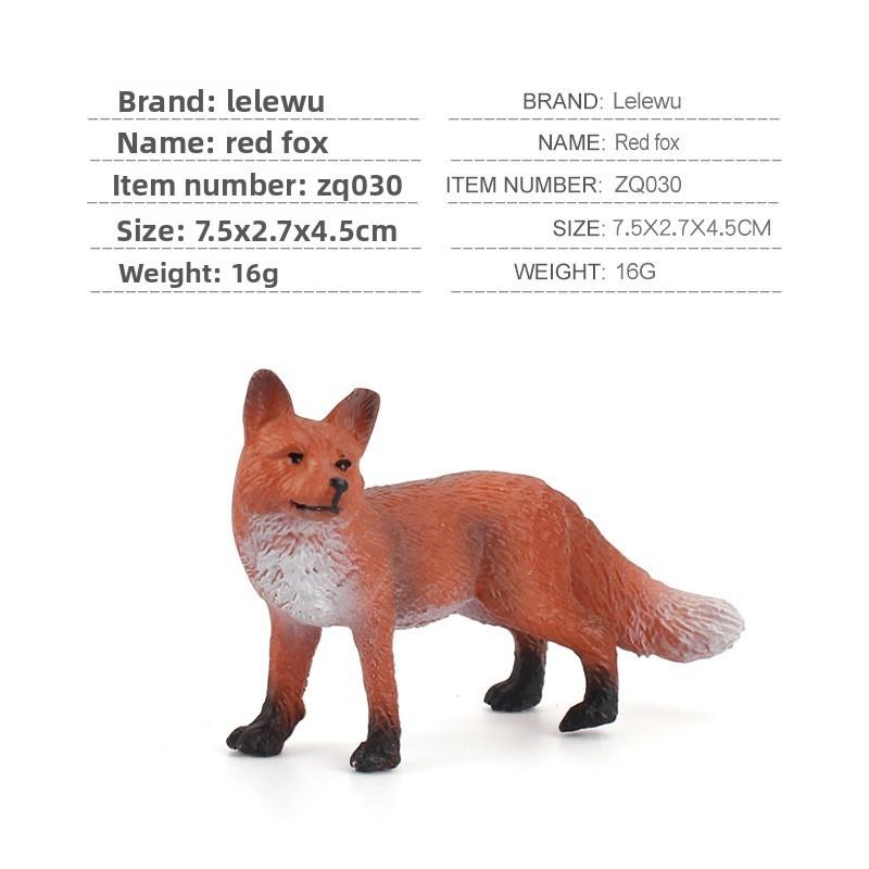 Animal Beaver Fox Deer Model Set With Pvc Material For Educational Display And Collectors