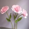 PE Foam Material Simulation Flowers Branch 30/40/50cm Peony Garden Wall  Road Cited