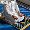 VIKAMA Muslim Prayer Mat Turkish Family Foldable Prayer Mat Pilgrimage Activities Indoor & Outdoor Portable Prayer Rug