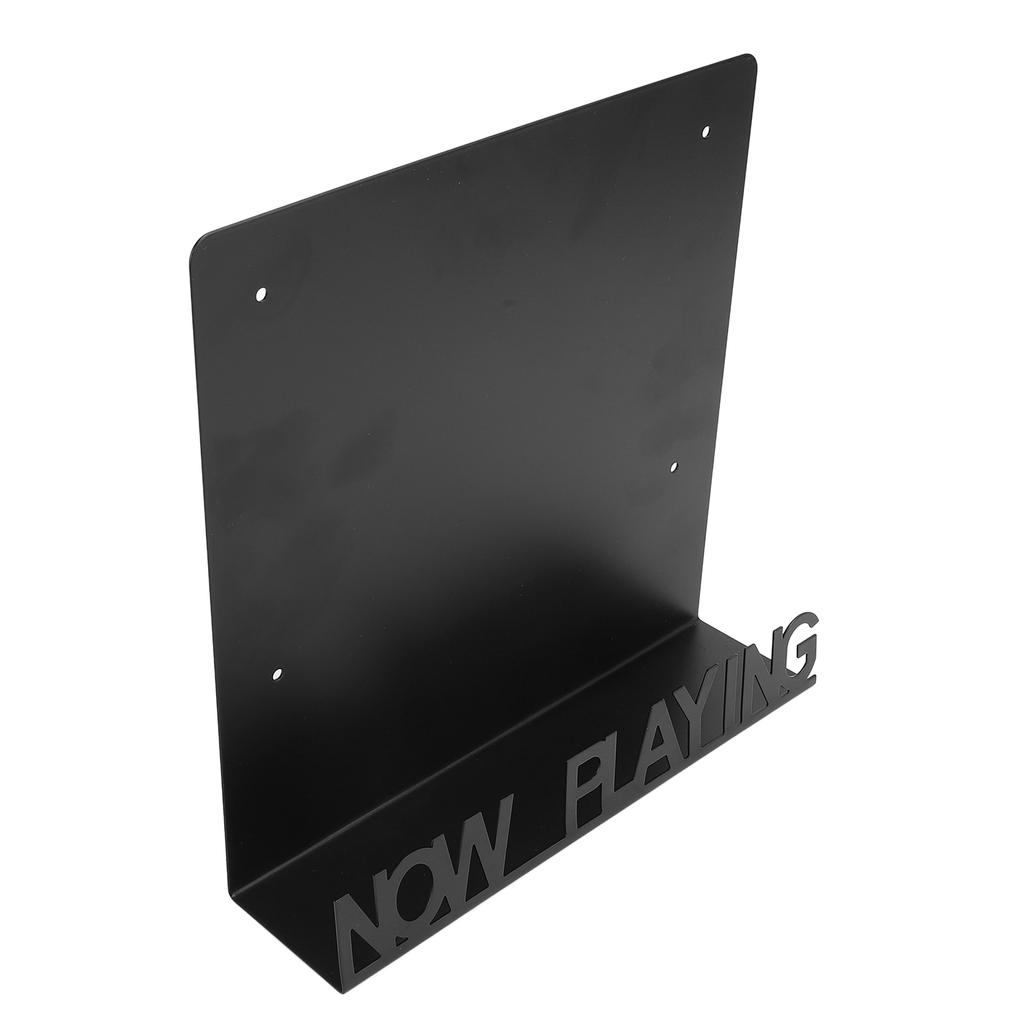 Record Holder Storage Display Shelf Metal Iron Wall Mount Organizer Stand Home Furniture