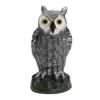 Fake Standing Owl Hunting Decoy Ornamental Repeller Garden Weed Pest Crow Scarer