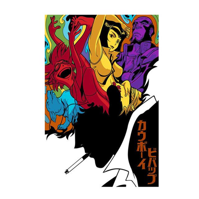 Japan Anime Posters Vintage Cowboy Creativity Posters Canvas Paintings Posters and Prints Living Home BedRoom Bar Artwork Decor No Frame