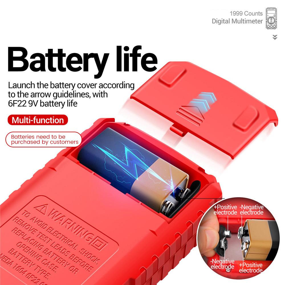 SZ308 Digital Multimeter AC/DC Votage Current Resistance Electrician Inspection and Maintenance Multifunctional Universal Meter