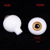 Cute Blue Gold Glass Eyes 2 Colors DIY Doll Making Crafts New Textured Glass Eyeball  For BJD Dolls