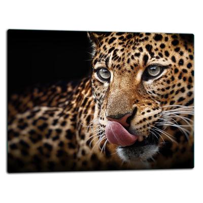 GLASS CUTTING BOARD 52x40 TIGER