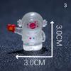 Cartoon Luminous Astronaut Ornament Mini Glow Animal Ornaments Micro Garden Landscape Diy Car Ornaments Decorations Toys