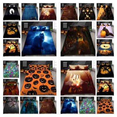 Duvet Cover Halloween Home Textiles Queen Size Bedding 3D Quilt Cover Teen Children Adults Bedding Cover Set