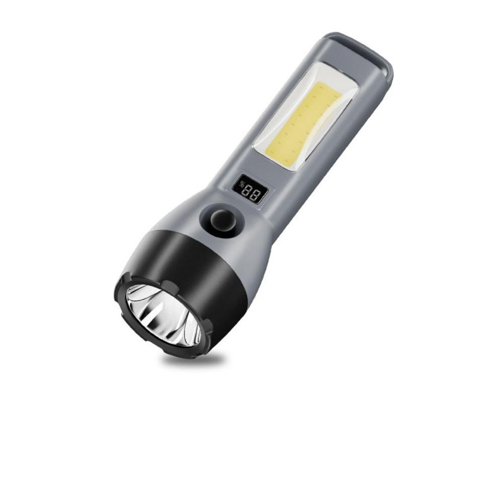 Waterproof LED Flashlight Rechargeable Solar Powered Charging Torch Energy Saving Portable Outdoor Camping Flashlight