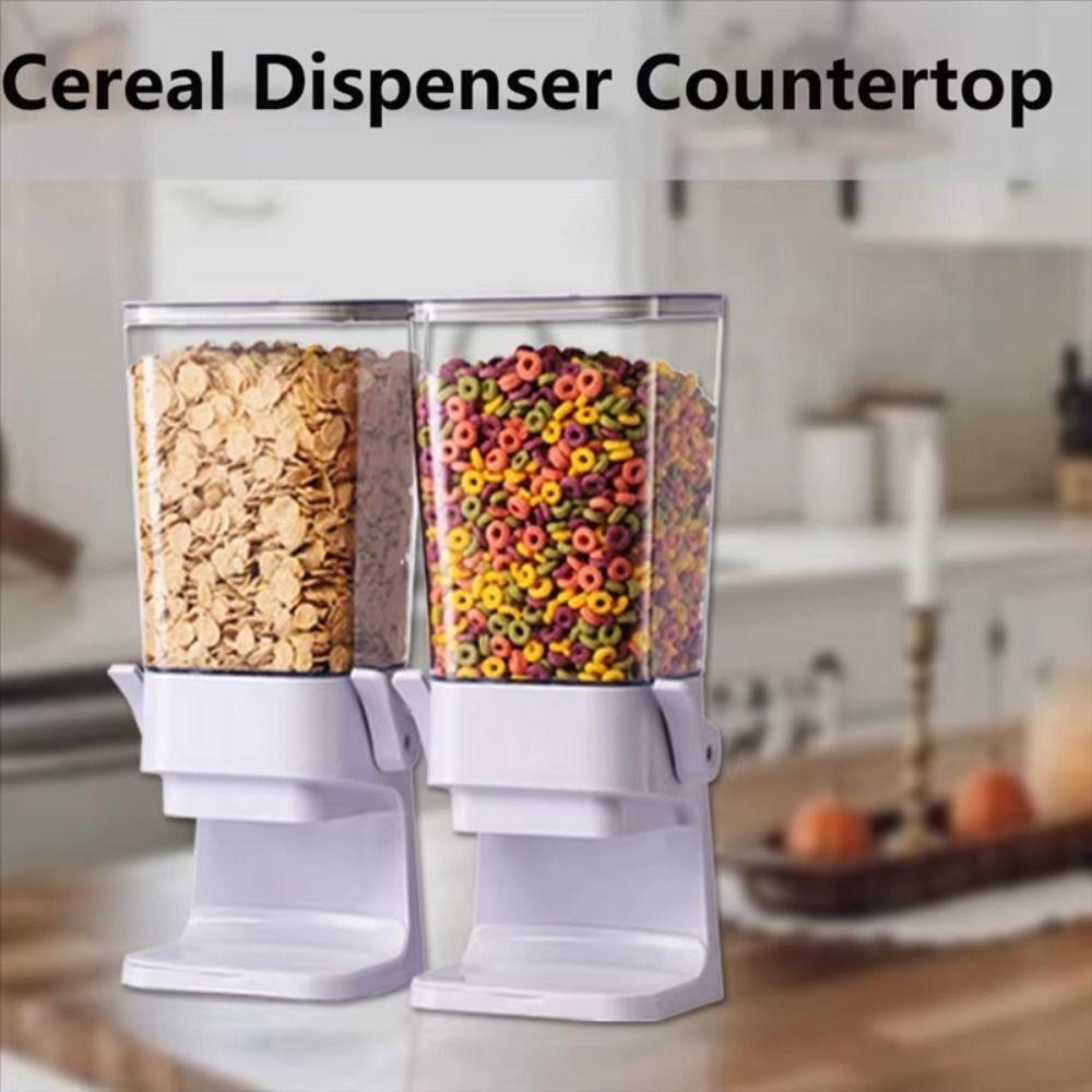 Plastic Candy Powder Storage Tank Trap-door Design Candy Box  for Keeps Cereal