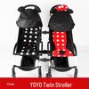 Zwillingskinderwagen-Verbindungsstück für dasselbe Modell - Einzelkinderwagen in Doppelkinderwagen für zwei Babys umwandeln