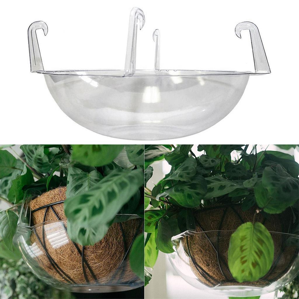 Round Plant Pot Stand With Hide Water Drainage Shatterproofed Plastic Hanging Tray Gardening Accessory