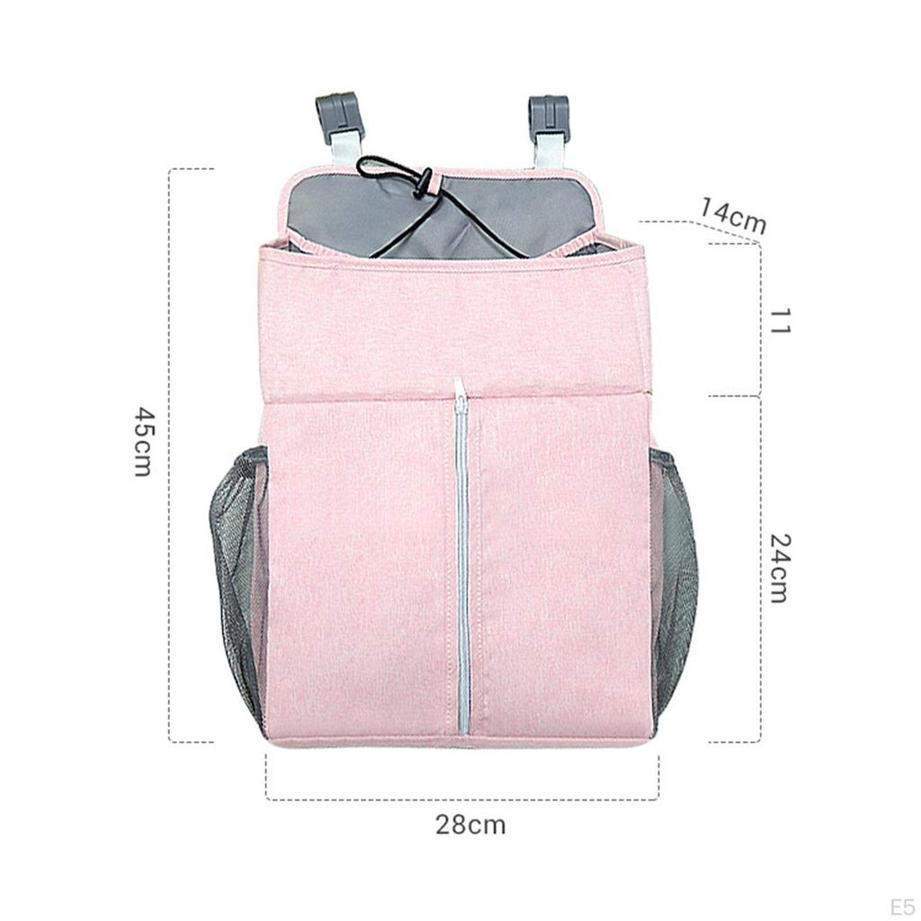 Bed Hanging Organizer,Remote Books Holder,Bedside Organizer for College Dorm,Bedroom Loft