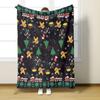 Warm Christmas Winter Flannel Blanket  Bedding Bedspread Sofa Throw  Knee Blanket  Perfect Christmas Decor  Gift