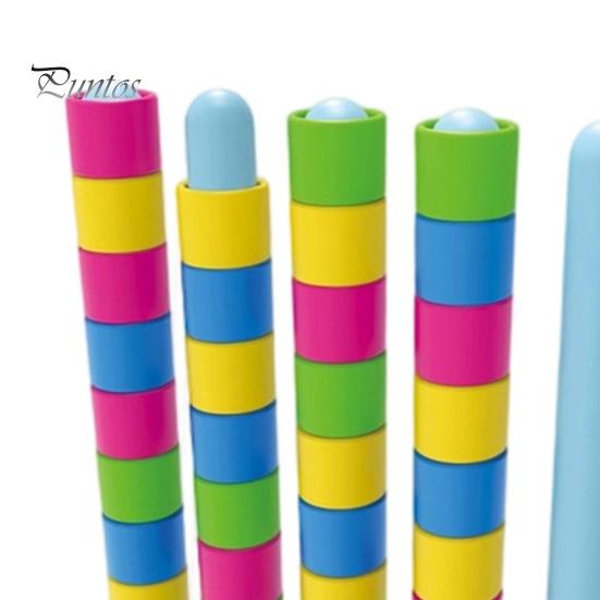 Color Ring Stacking Game 1/2 Sets Matching Challenge Game, Fast Pattern Family Board Kids Logic Puzzle for & Adults, Birthday Easter Christmas
