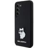 Karl Lagerfeld Klhcs23Ssmhcnpk S23 S911 Czarny/Black Hardcase Silicone Choupette Metal Pin