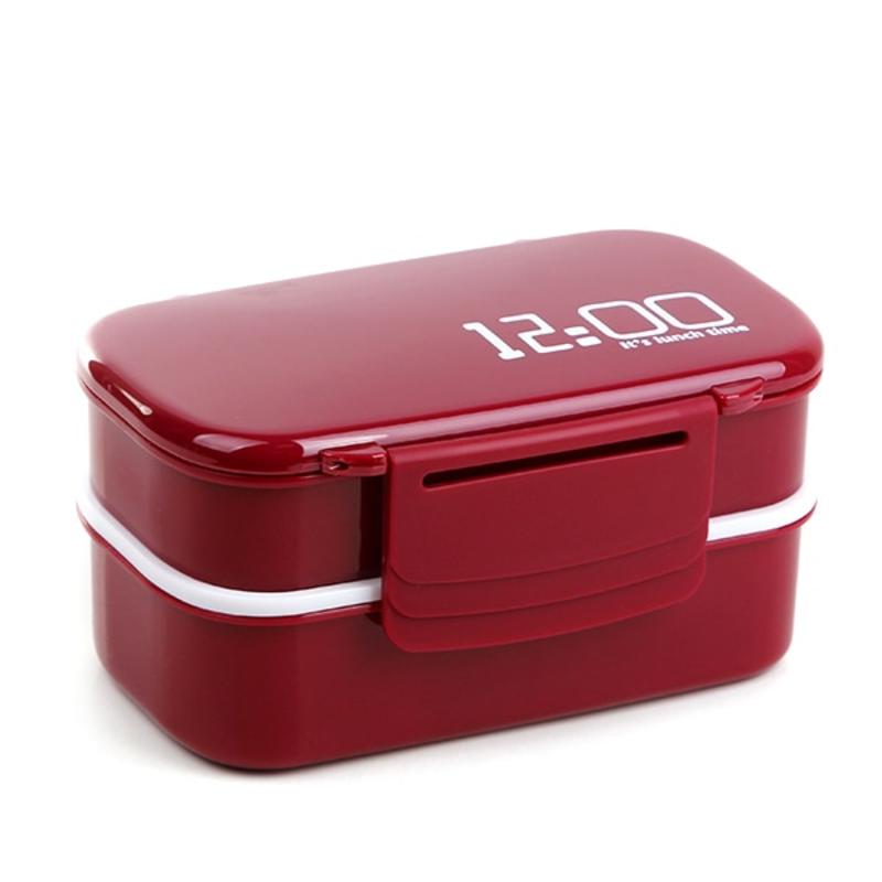 1400ml Large Capacity Double Plastic Lunch Box 12:00 Microwave Kitchen Bento Food Box Lunch Box BPA Free Food Container | Lunch Box | Plastic Lunch Bo
