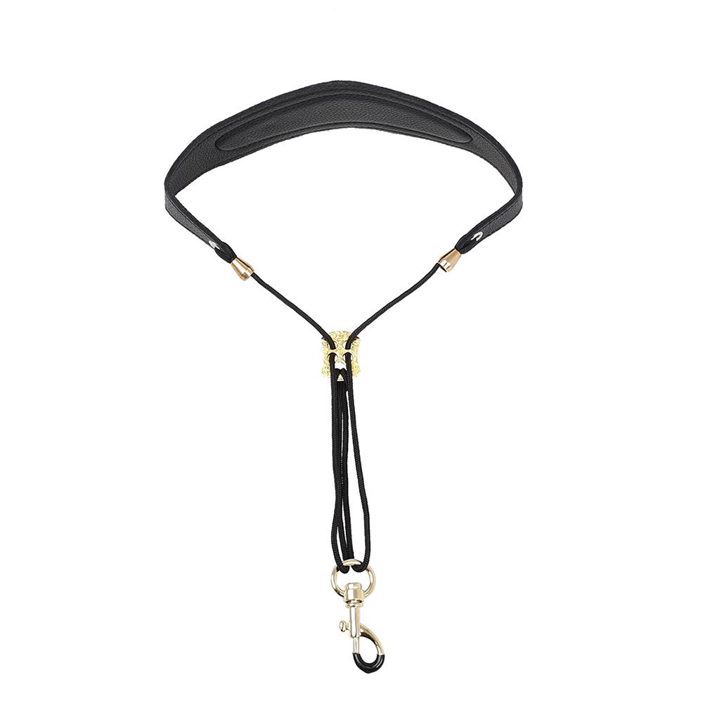 Curea de umăr din piele PU pentru saxofon Curea moale pentru gât căptușită pentru saxofon