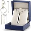 Alettimo Cremation Pendant, Double Waterproof, Includes Collection Kit, Memorial Pendant, Ashes Entrance, Ashes Capsule Necklace, Hypoallergenic Stain