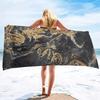 Beautiful Marble Pattern Printing Series Seaside Vacation Beach Towel Swimming Bath Towel