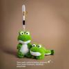 Sitting Frog Cute Animal Plush Keychain Cartoon Pendant Bag Gift Decorations