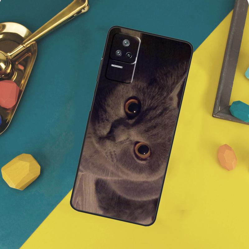 British Shorthair Cat Case For Xiaomi 13T 11T 12T 14T Pro 13 14 15 Ultra POCO X7 Pro X3 X5 X6 F5 F6 M6 Pro Funda