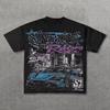 Graphic Vintage Top Hip Hop Streetwear Oversized T-shirt