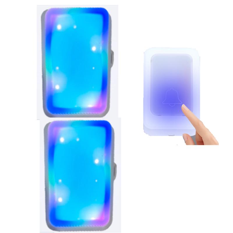 Двухфункциональный мигающий дверной звонок: 12 световых сигналов, громкое оповещение для глухих и пожилых