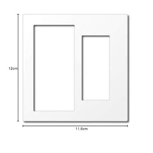 Panasonic Cosmo Series Wide 21 Switch + Outlet Plate for 2 Series Beige WT8112F