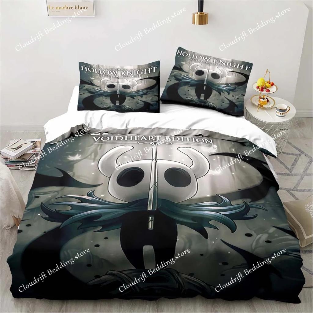 Cartoon Bedding Set Hollow Knight Game 3d Duvet Cover Set Comforter Bed Linen For Boy Decor Bedclothes 200x200