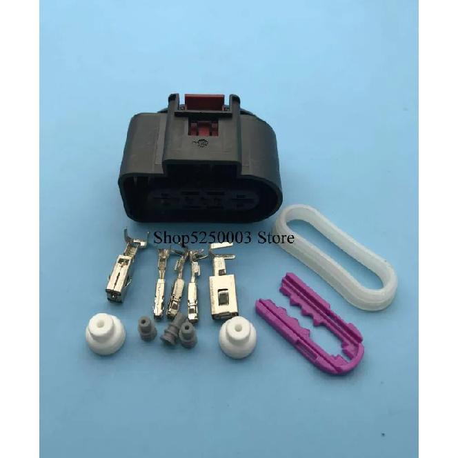 5sets 5pin Hybrid 1.5mm 6.3mm Auto Female Housing Plug Modified Parts Wiring Harness Connector 1K0919231