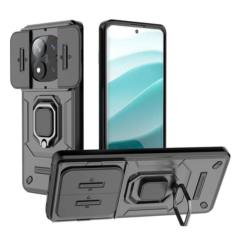Funda For Redmi Note 14 Pro 5G Case Slide Camera Lens Protector Armor Phone Case For Redmy Note14 Note14pro Plus 5G Back Cover