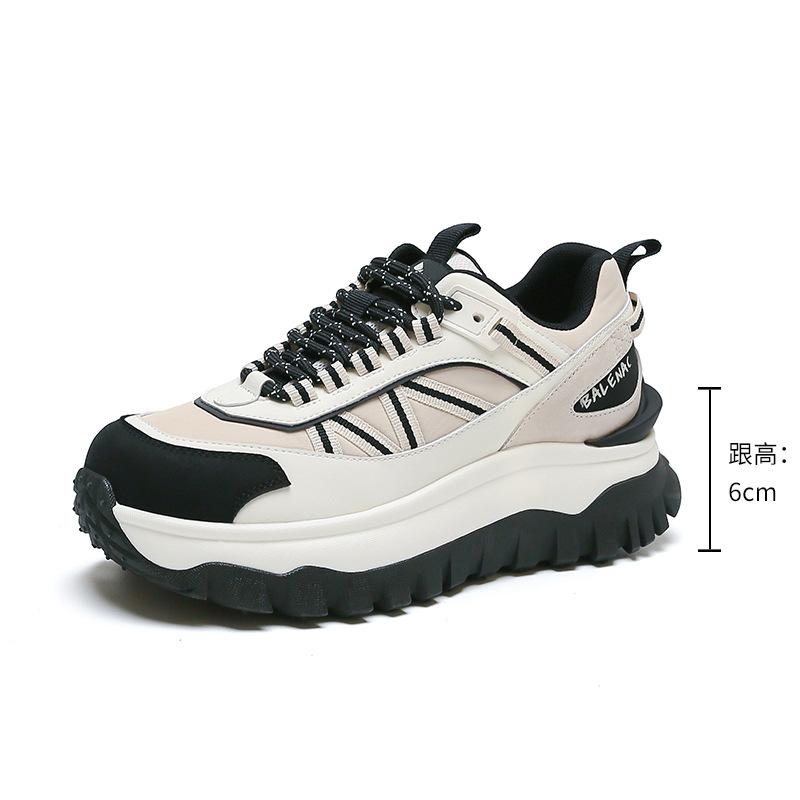 Strictly selected Maillard platform retro dad shoes casual versatile breathable Korean version sports shoes heightening fashion shoes women