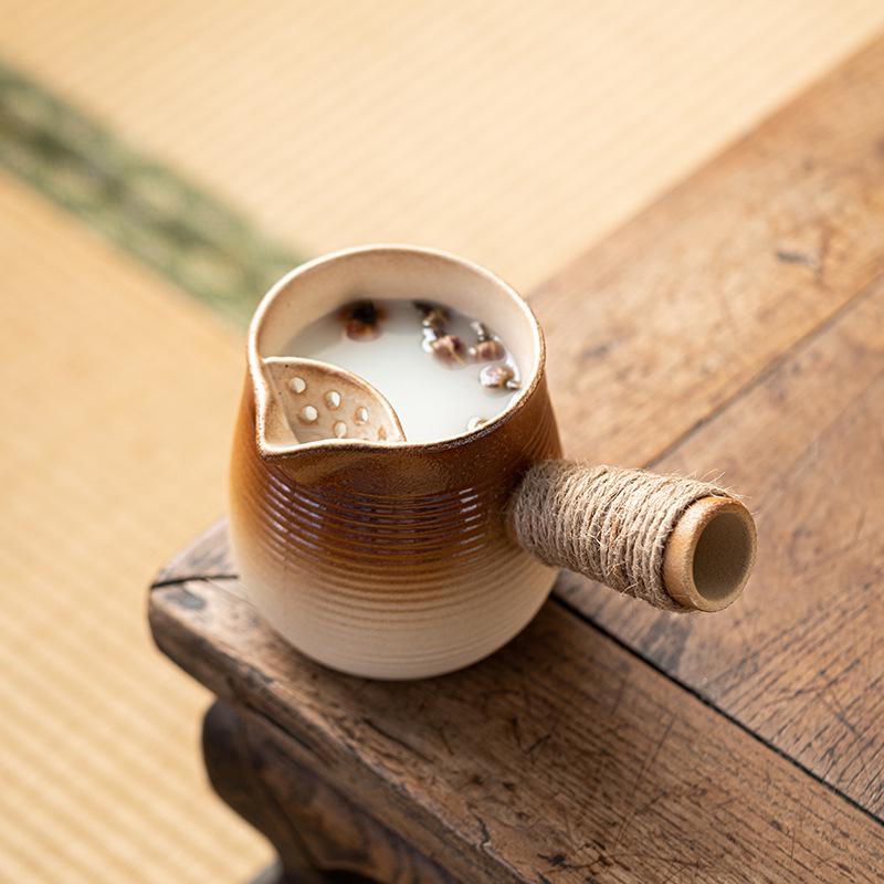 High-Temperature Charcoal Fire Pottery Tea Kettle – Outdoor Roasting & Winter Use