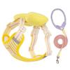 Four-Season Anti-Escape Harness with Bow Tie for Small Dogs - No Choke Leash, Ideal for Pet Walking and Gardening.
