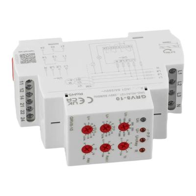 Adjustable Threshold Voltage Relay for 3 Phase Voltage Monitoring with External Current Transformer Connection
