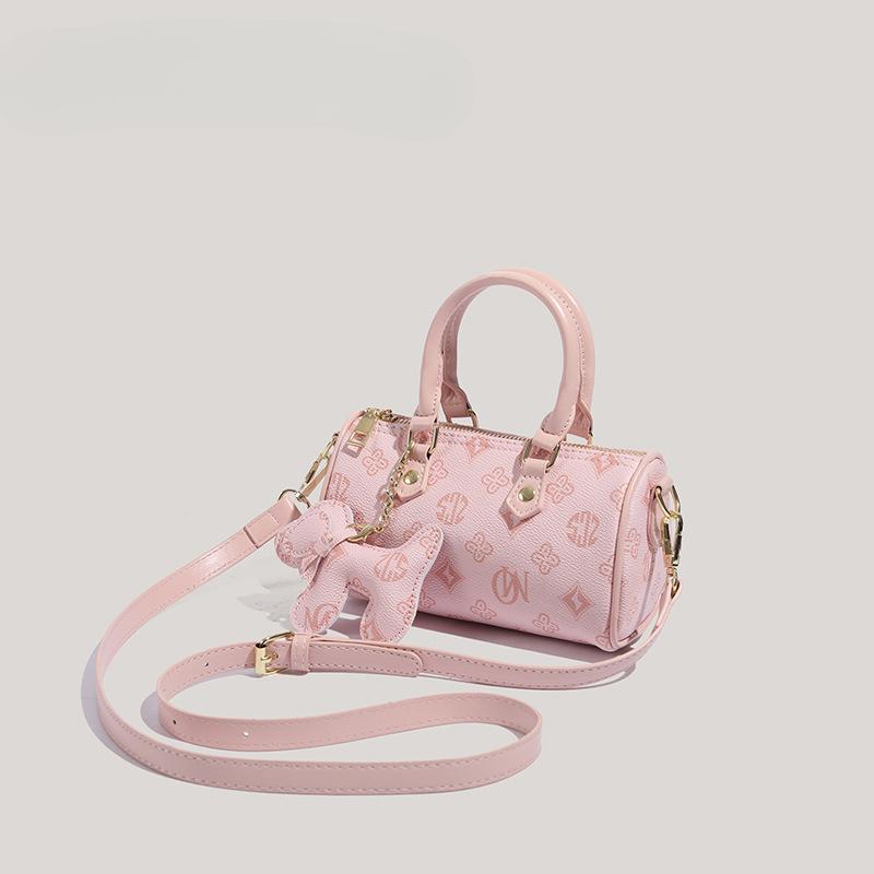 Pink Presbyterian Small Bag for Women with Light Luxury Niche Texture Versatile Fashion Crossbody Small Bag for Women